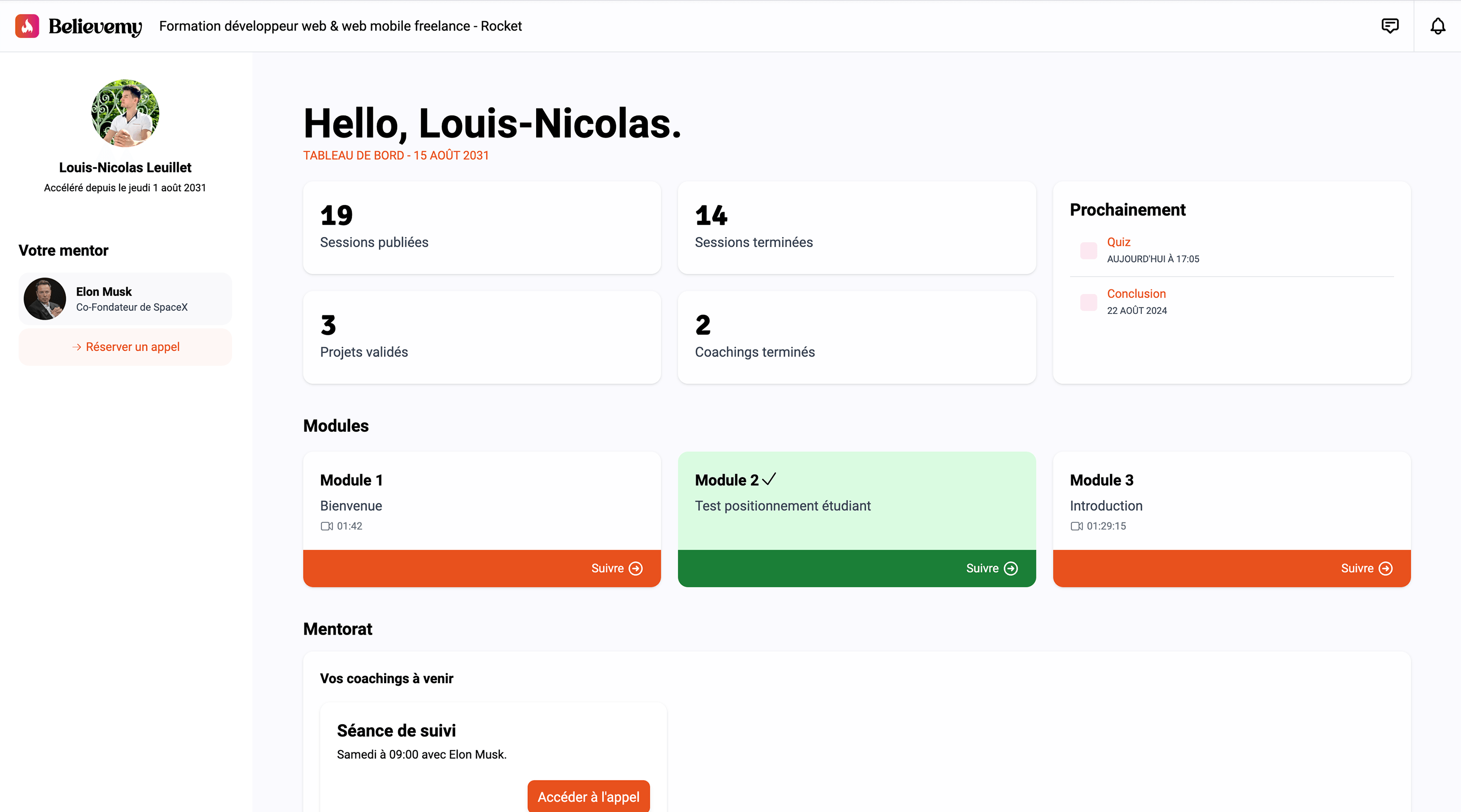Rocket Dashboard