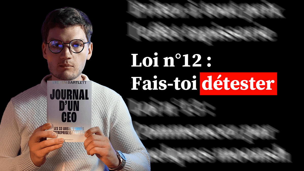 Comment réussir en tant qu'entrepreneur ? (Journal d'un CEO - revue de livre)