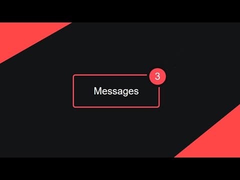 Créer un bouton avec une bulle de notification