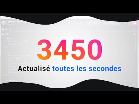Créer un compteur en live d'abonnés Instagram
