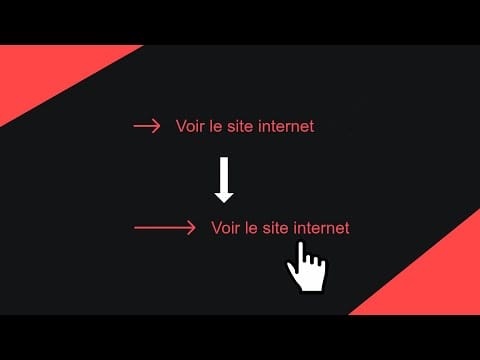 Faire une flèche qui s'agrandit au survol