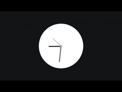 Créer un horloge grâce à JavaScript