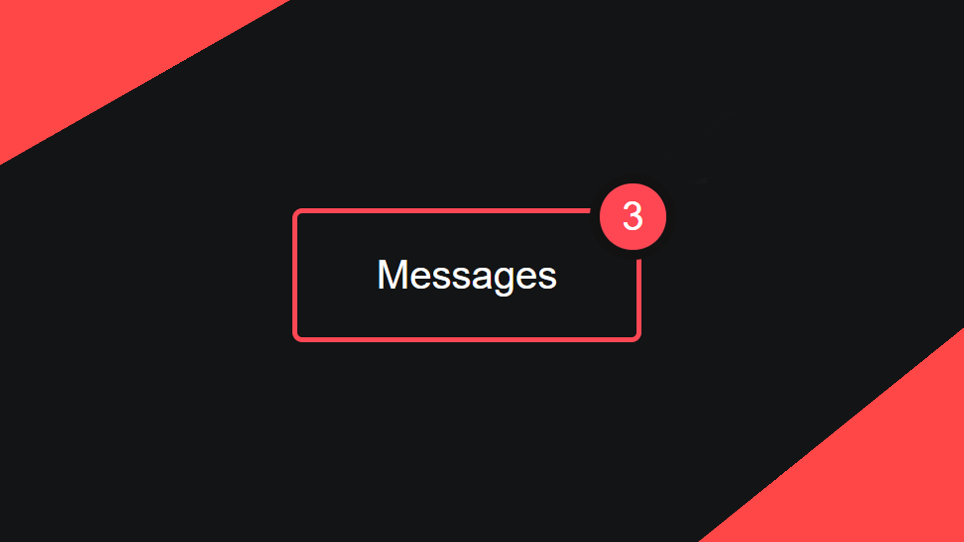 Créer un bouton avec une bulle de notification