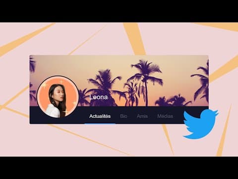 Créer une entête de profil à la twitter