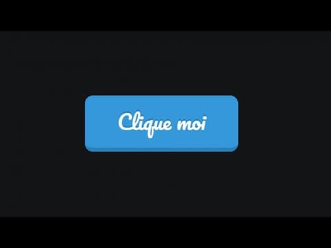 Créer un bouton qui s'enfonce avec CSS